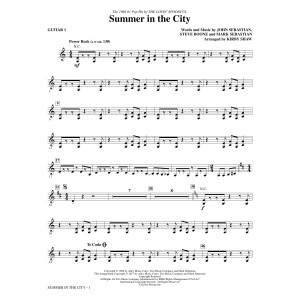 Summer in the City - Guitar 1